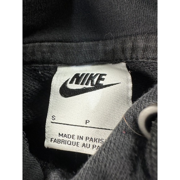 Men's Nike Black Club Fleece Drawstring Pullover Hoodie Size Small S - Picture 5 of 11